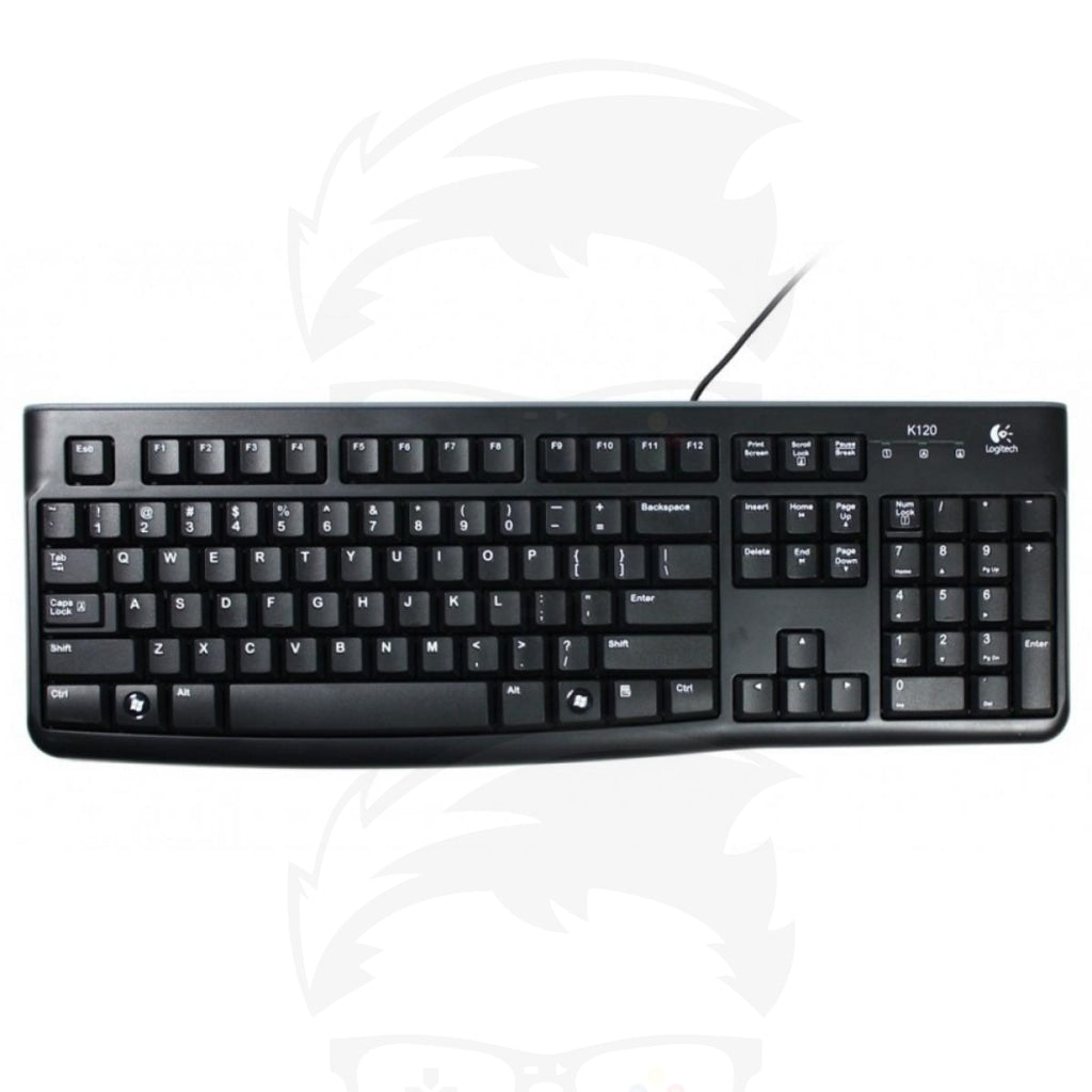 Logitech K120 USB Keyboard Spill-Resistant with Quiet Typing Logitech K120 USB Keyboard Spill-Resistant with Quiet Typing